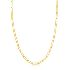Large Paperclip Link Chain Necklace